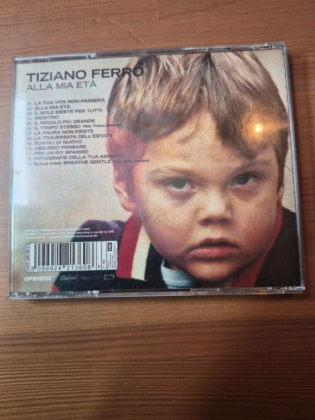 Cd audio Tiziano Ferro ( alla mia eta) 2