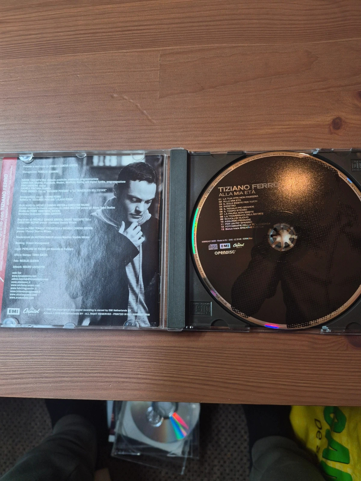 Cd audio Tiziano Ferro ( alla mia eta) 3
