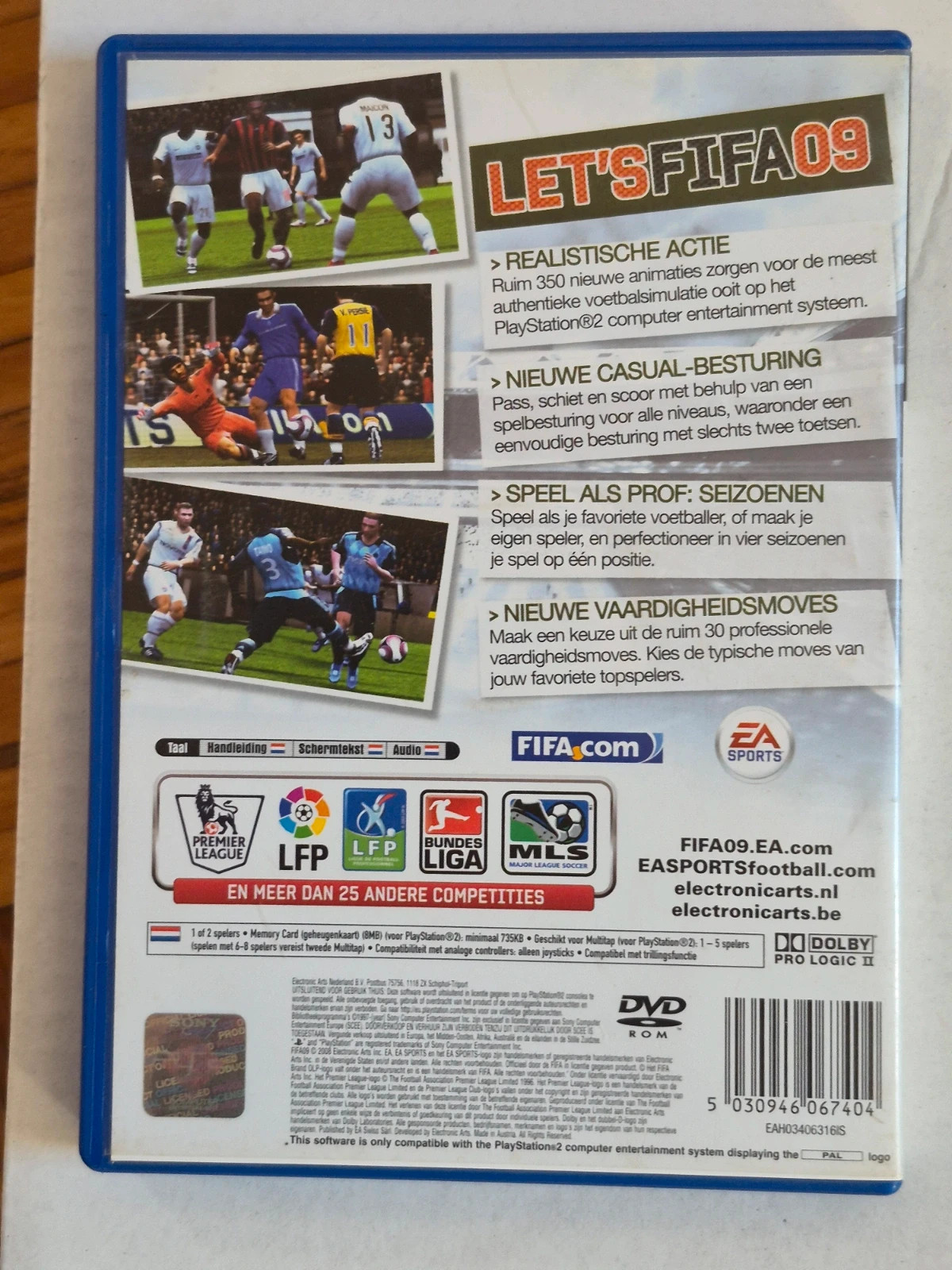 Jeu Fifa 09 pour PS2 (espagnol) 2