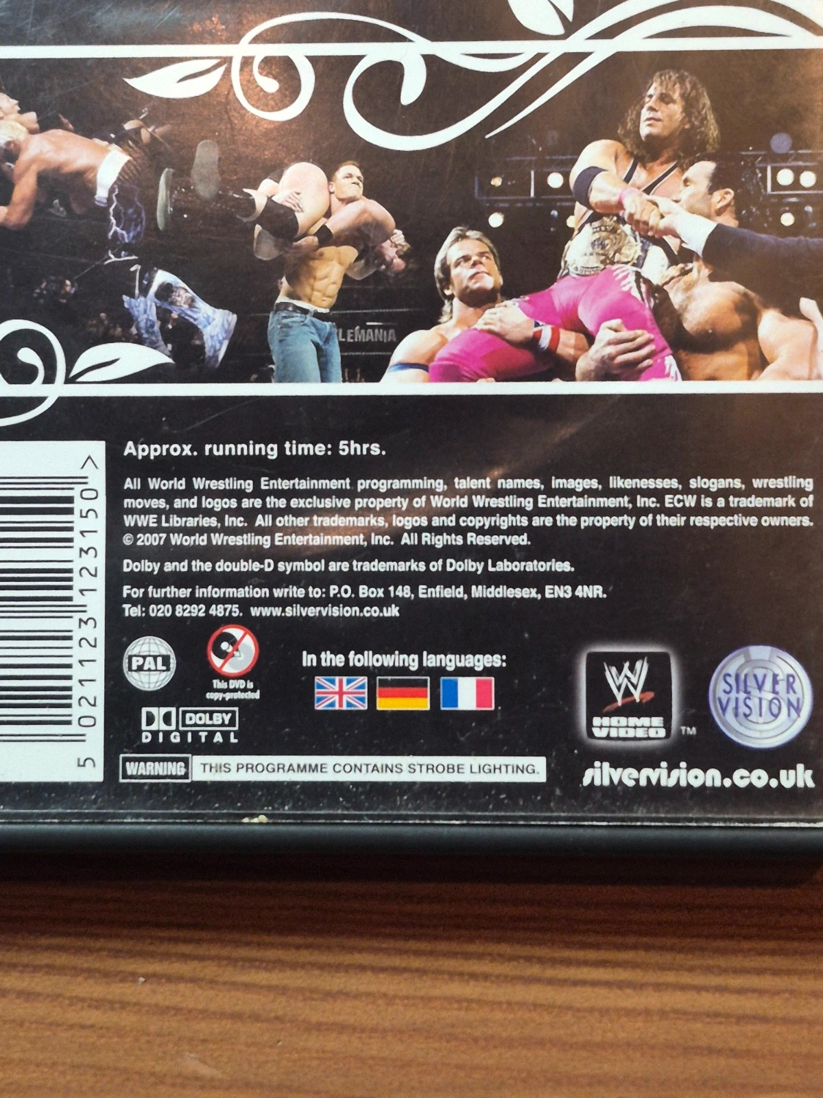 Dvd Wrestle Mania the greatest superstars 3