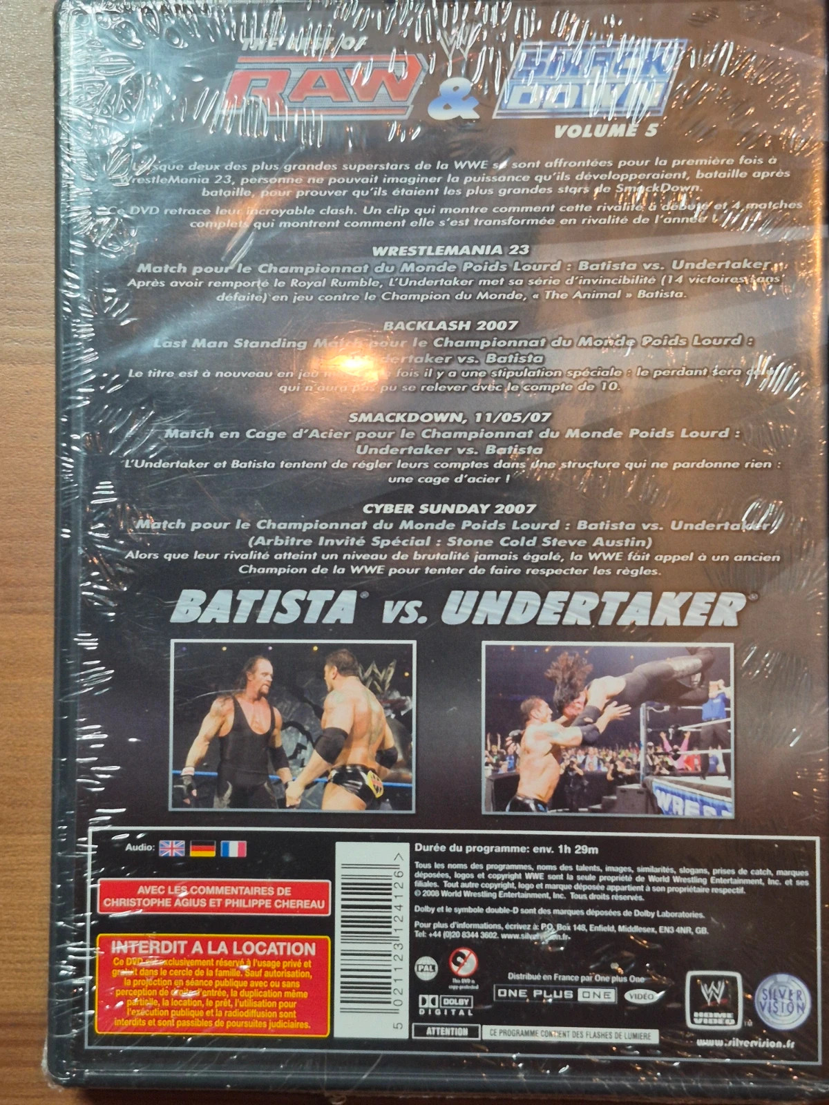 Dvd Raw&SmackDown volume 5 sous blister 2