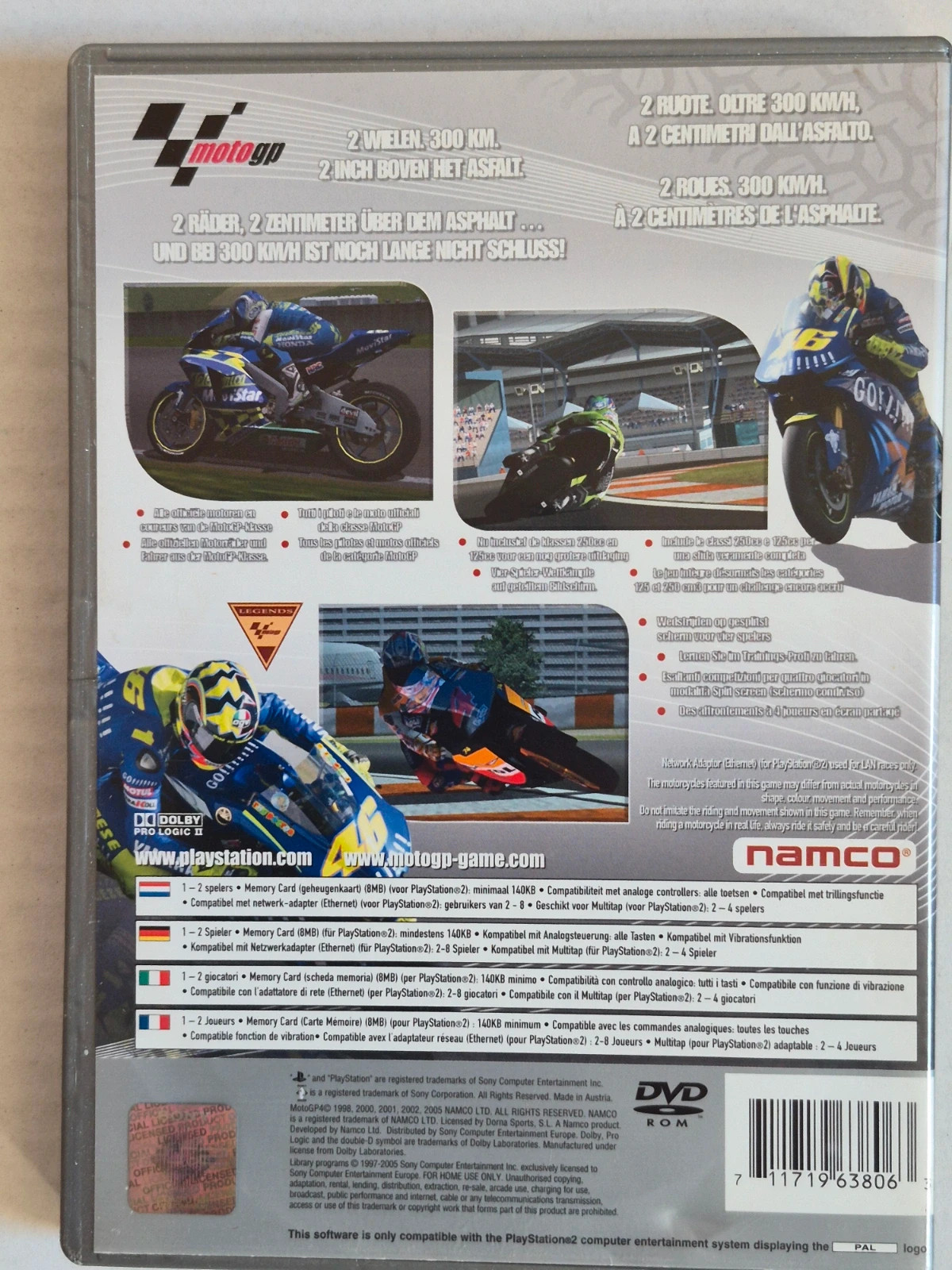 Jeu moto gp4 pour PS2 complet 2
