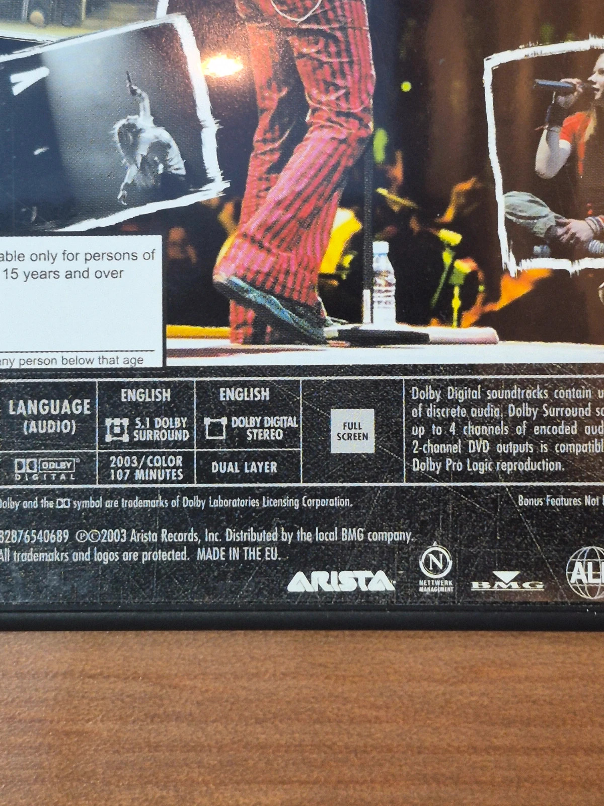 Dvd Avril Lavigne my world 3