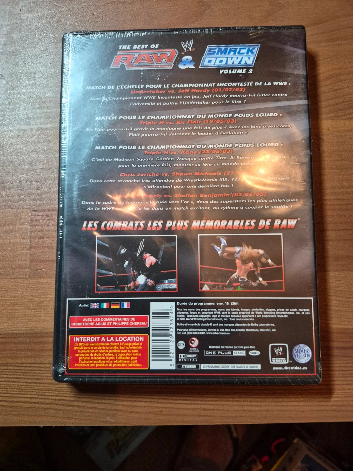 Dvd Raw&SmackDown volume 2 sous blister 2