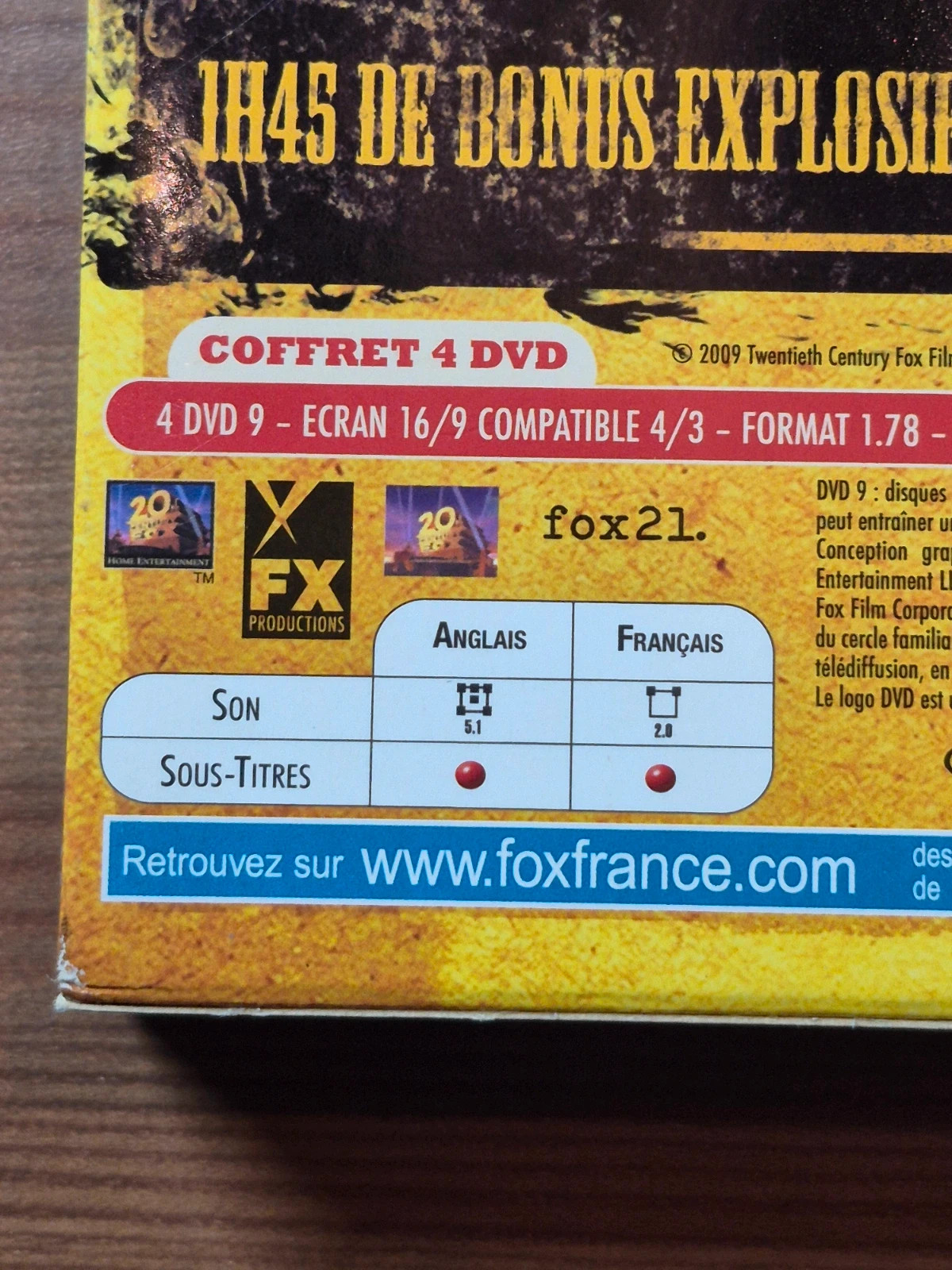 Coffret Dvd sons of anarchy saison 2 3