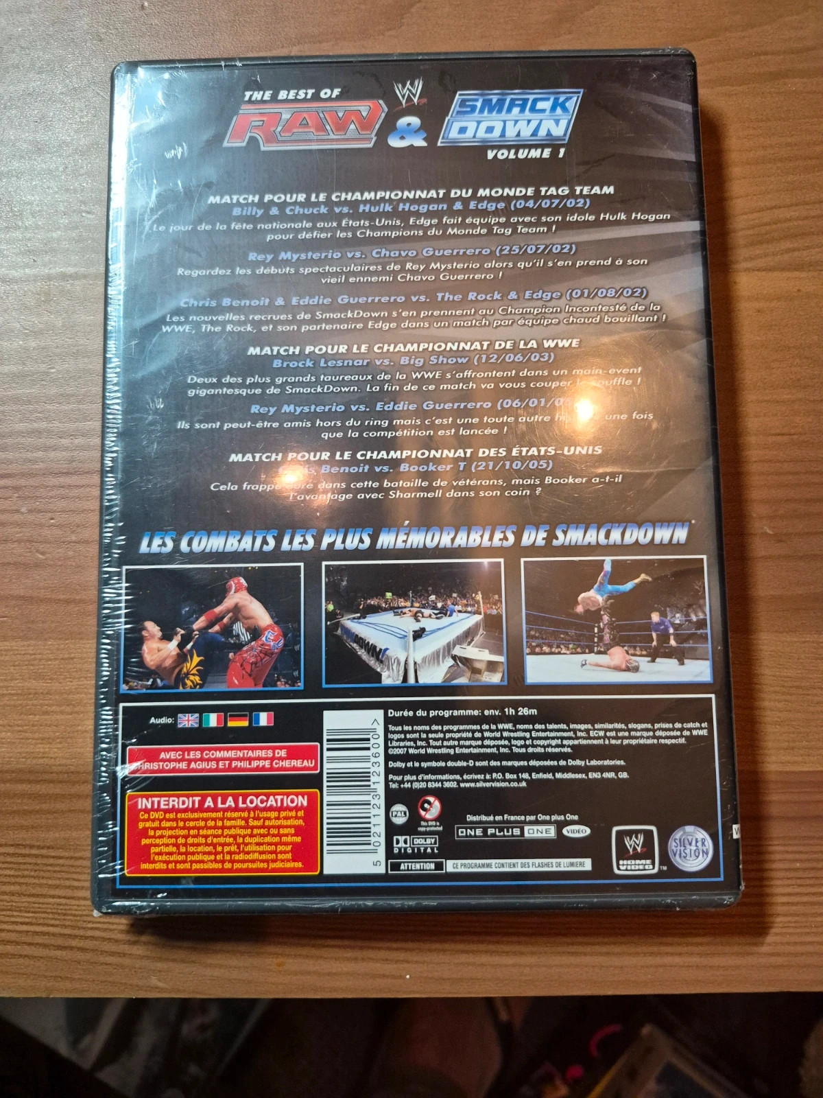 Dvd Raw&SmackDown volume 1 sous blister 2