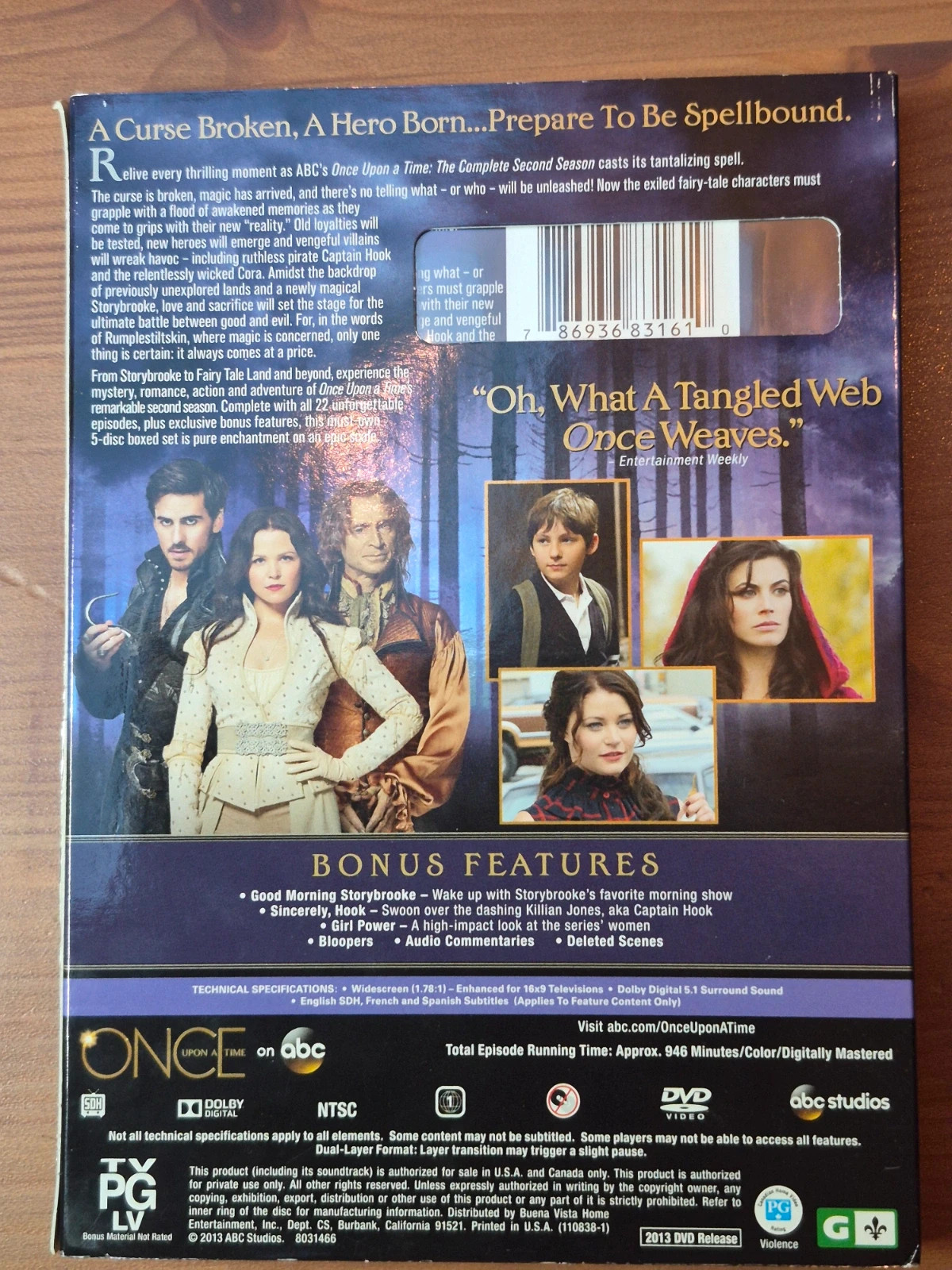Coffret Dvd Once saison 2 sous blister 2