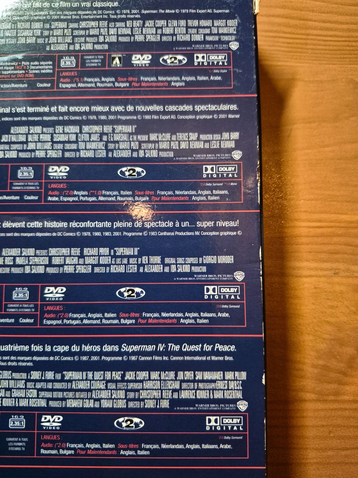 Coffret Dvd Superman La Collection 3
