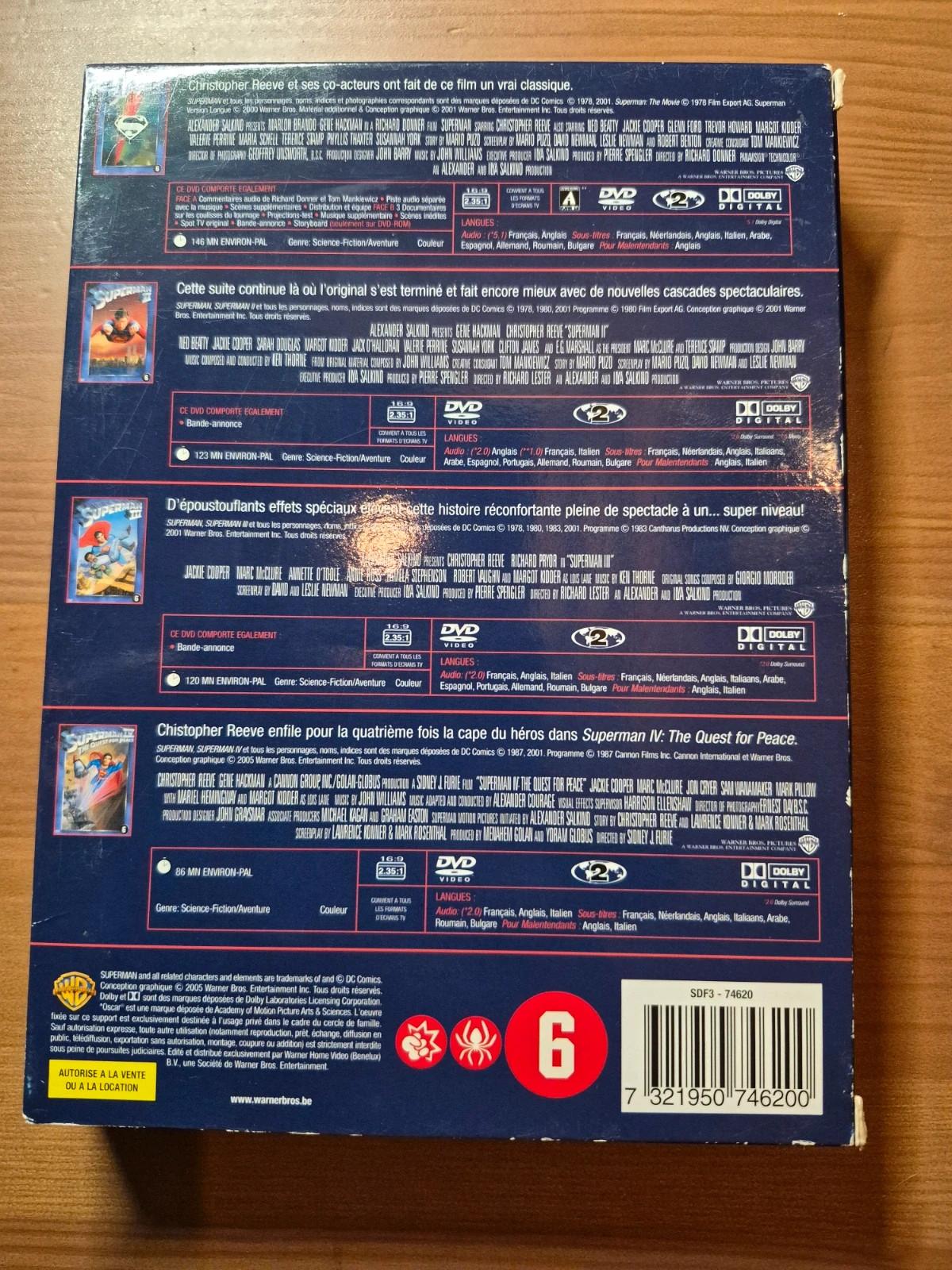 Coffret Dvd Superman La Collection 2