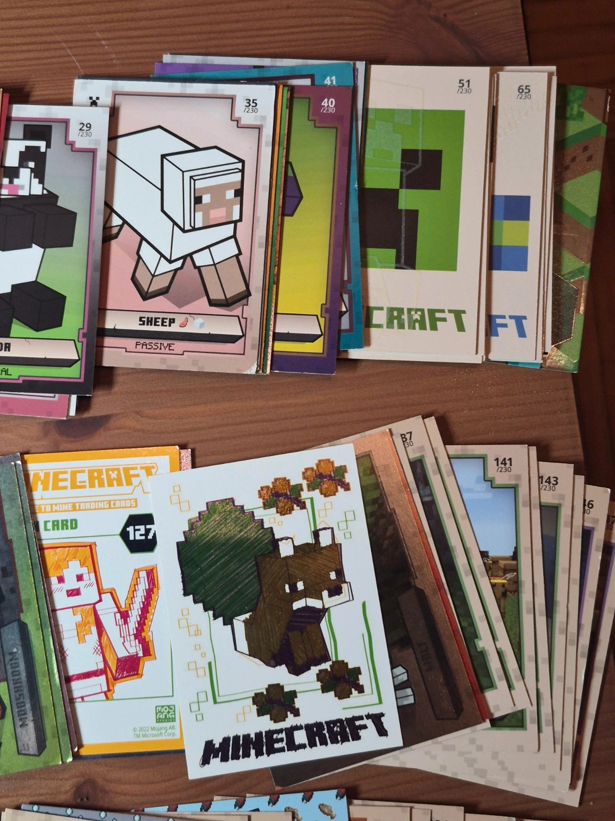 Lot de 150 cartes Minecraft panini – Panini 5