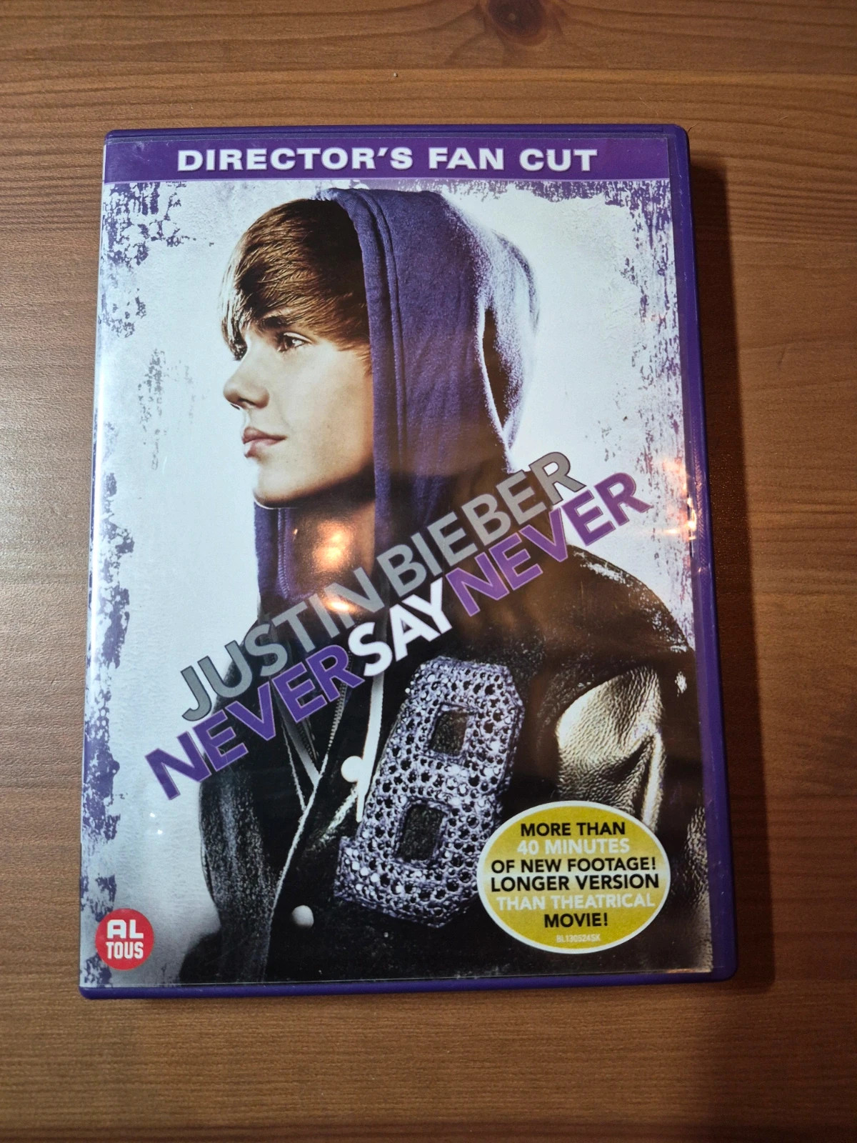 Dvd +Cd audio Justin Bieber (Never say never) 2