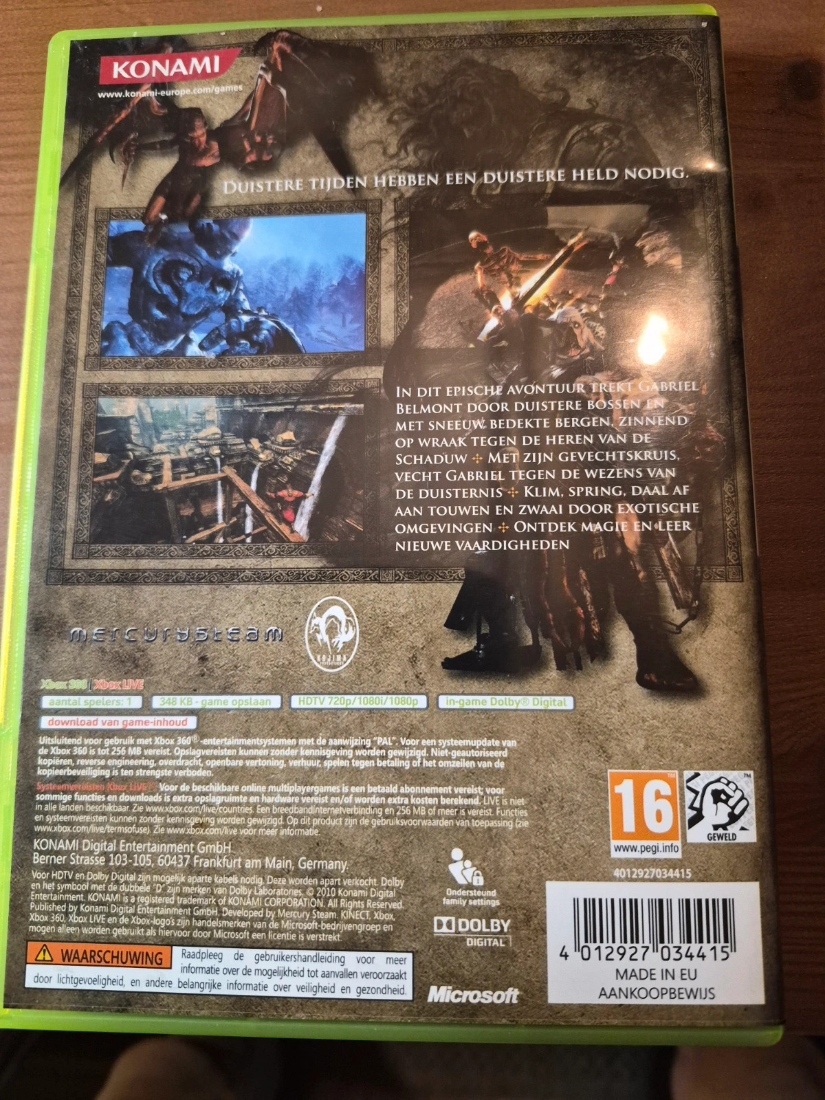 Jeu Castelvania pour xbox 360 complet 2