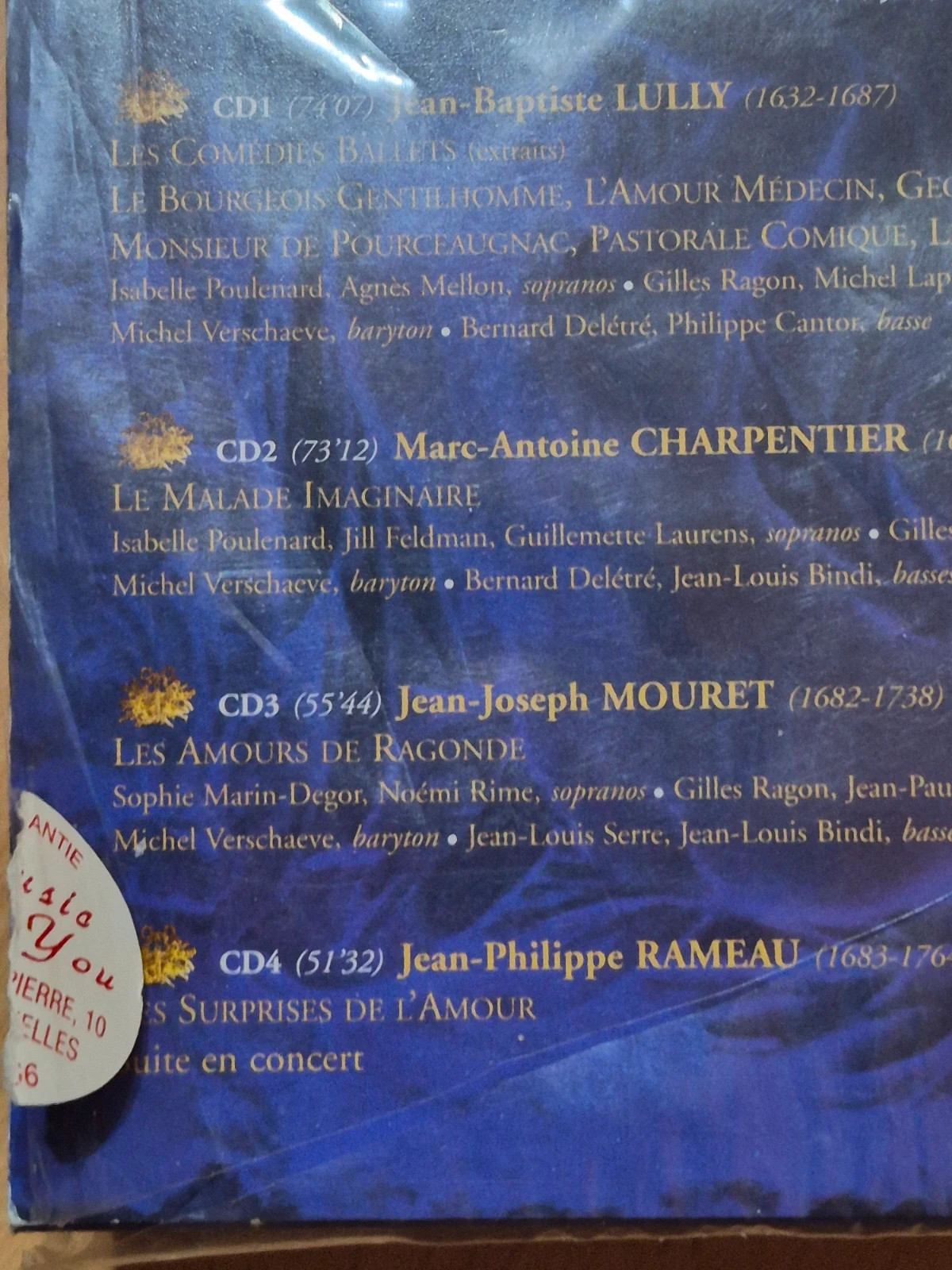 Coffret Cd audio Joyaux Baroques 3