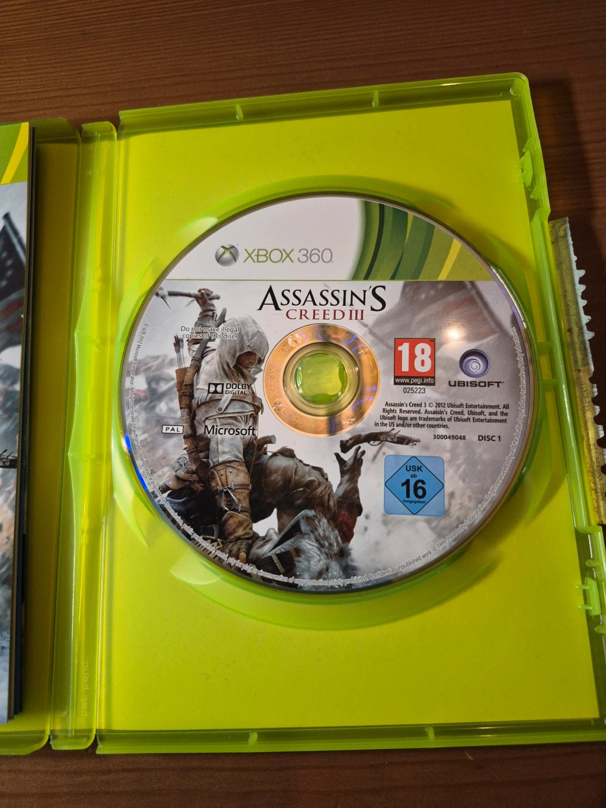 Jeu Assasin’s creed 3 pour xbox 360 complet 4