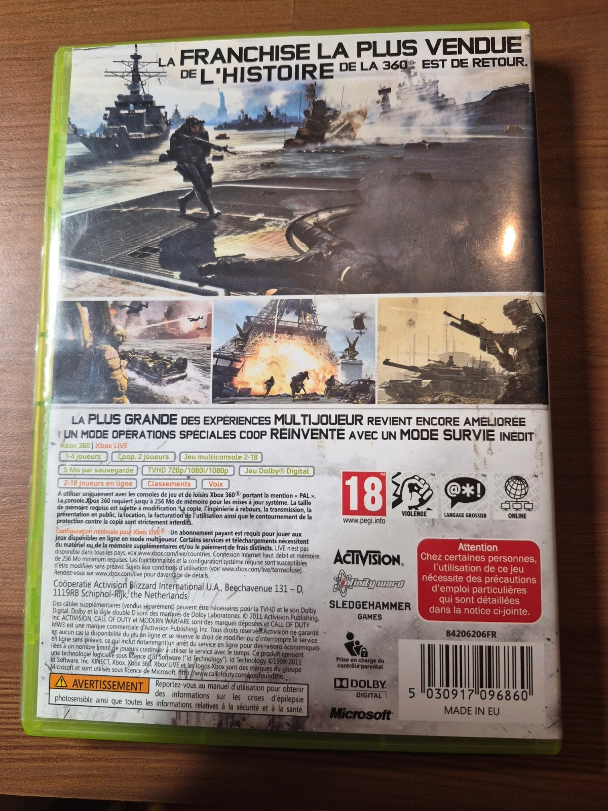 Jeu Call of duty MW3 complet 2