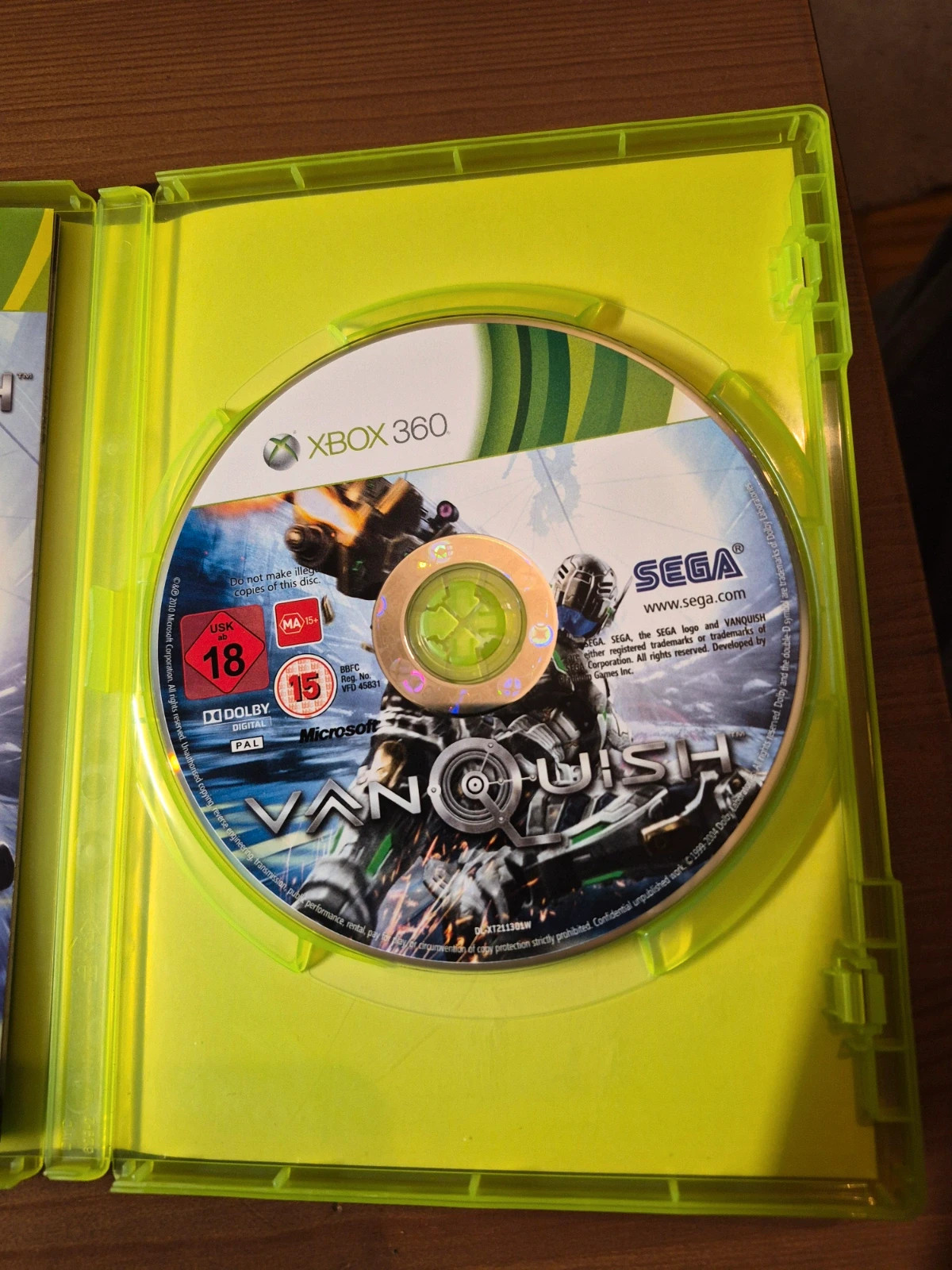 Jeu Vanquish pour xbox 360 complet 5
