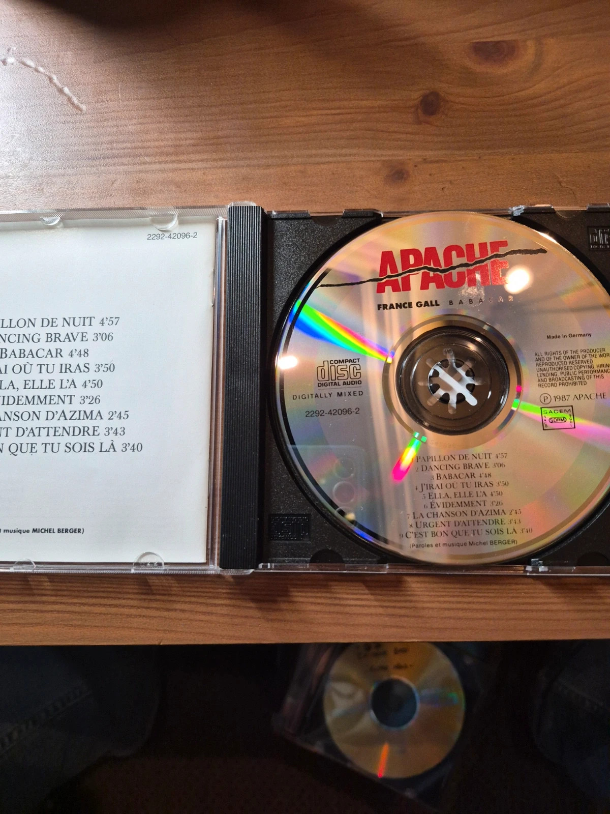 Cd audio France Gall (babacar) 3