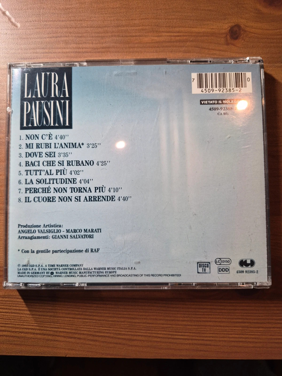 Cd audio Laura Pausini 2