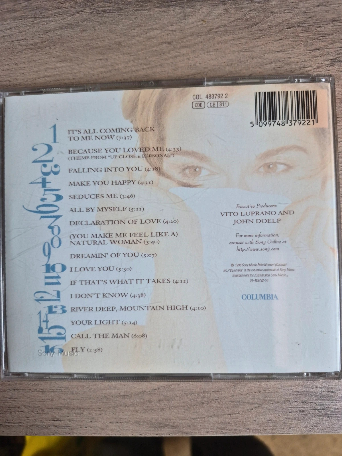 Cd audio Céline dion (falling into you) 2