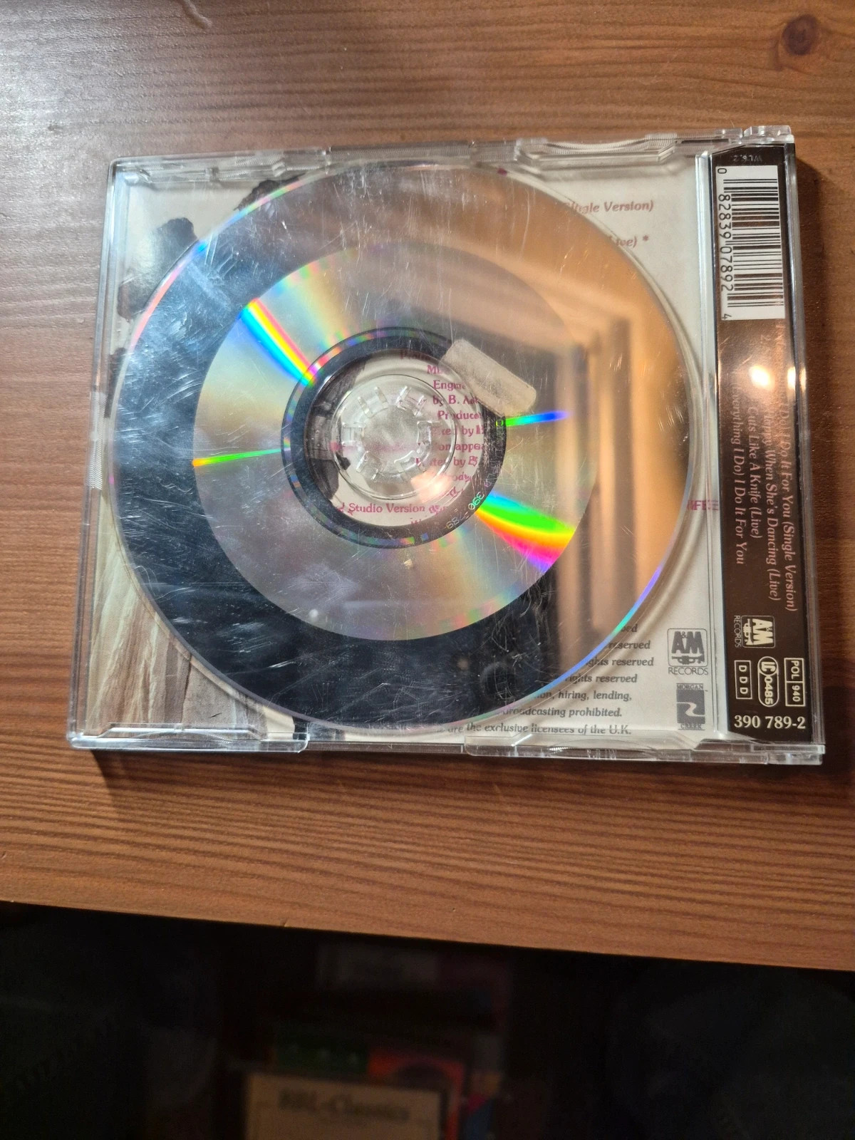 Cd audio Bryan Adams (Robin hood) 2