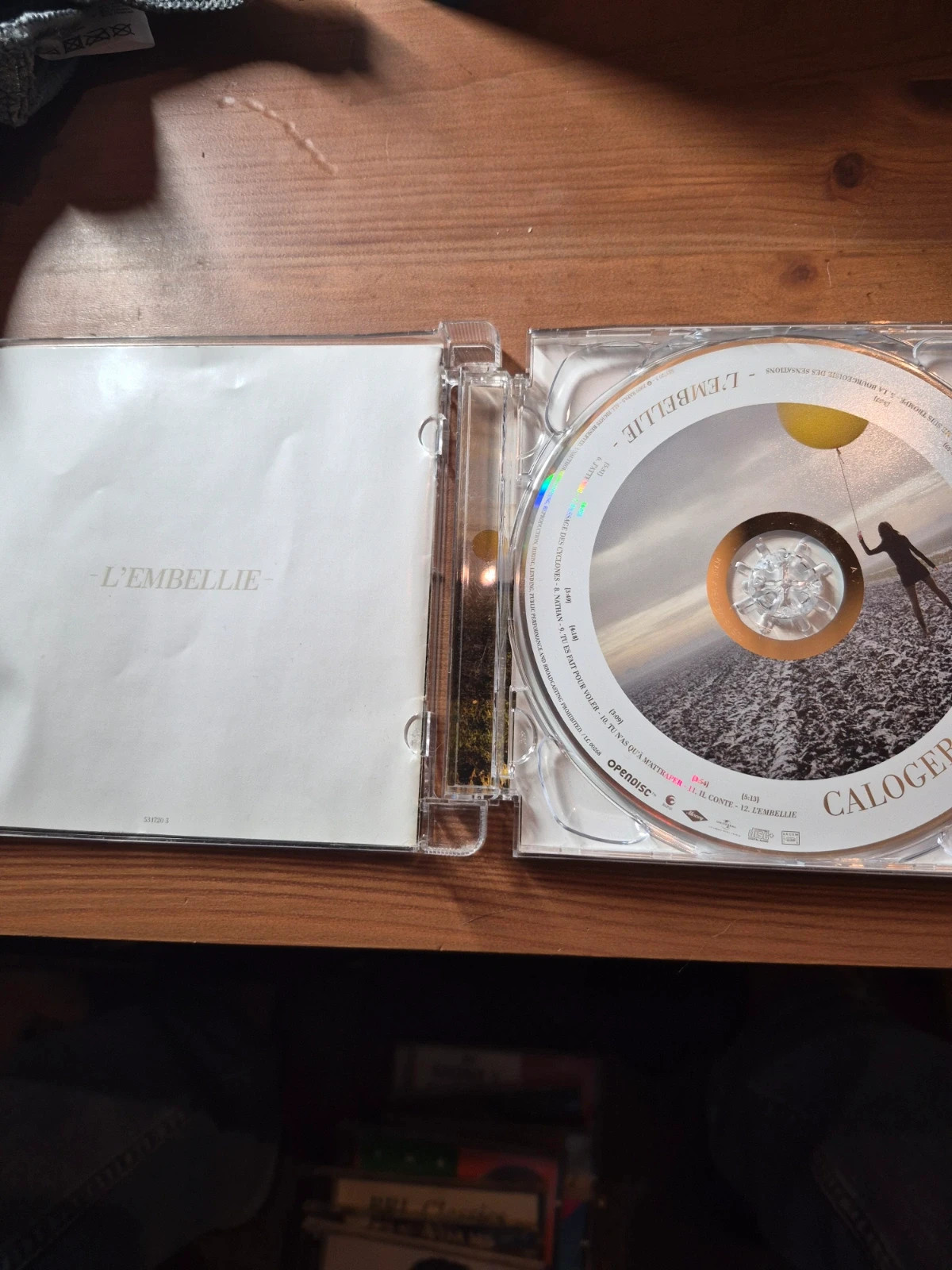 Cd audio Calogero (l’embellie) 3