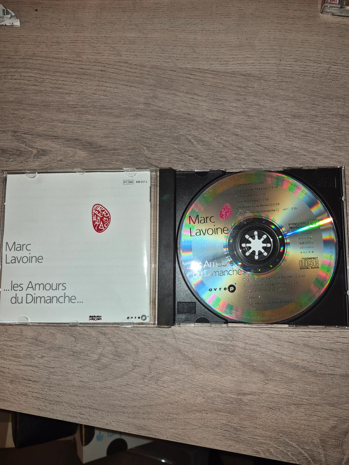 Cd audio Marc lavoine (les amours du dimanche) 3