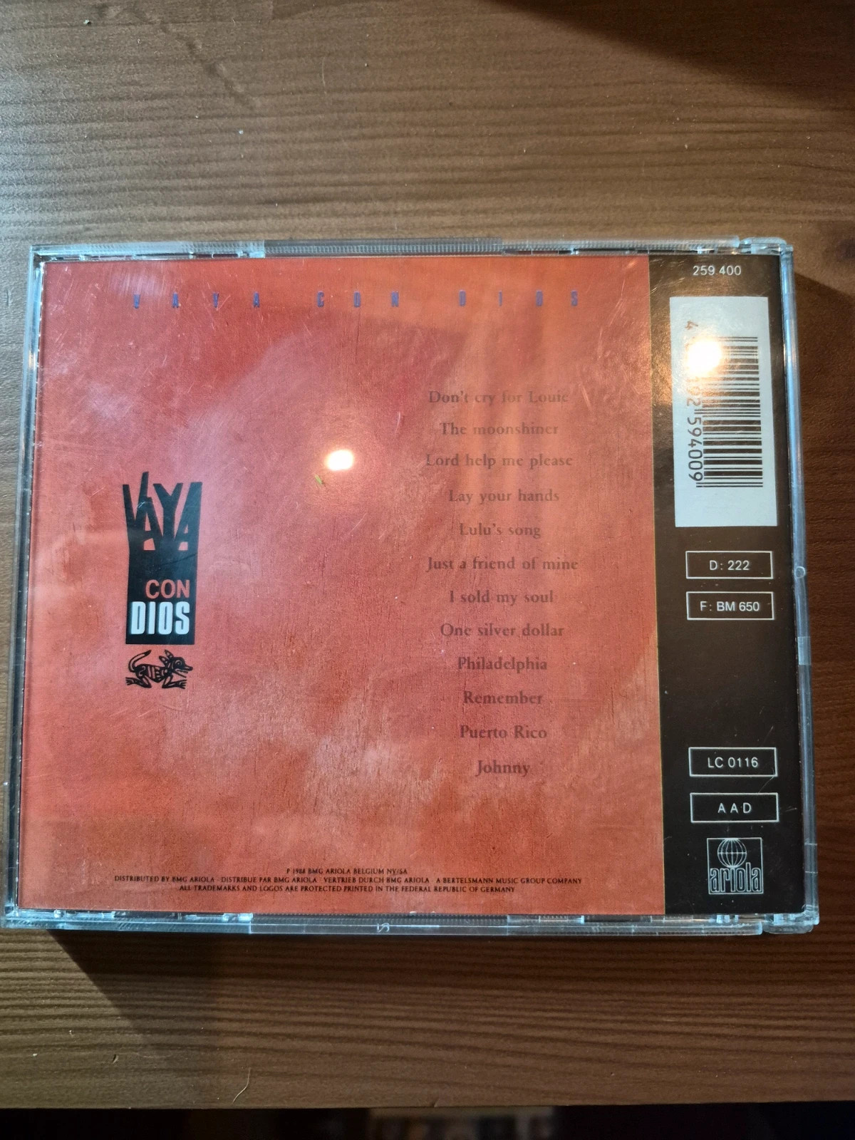 Cd audio vaya con dios 2