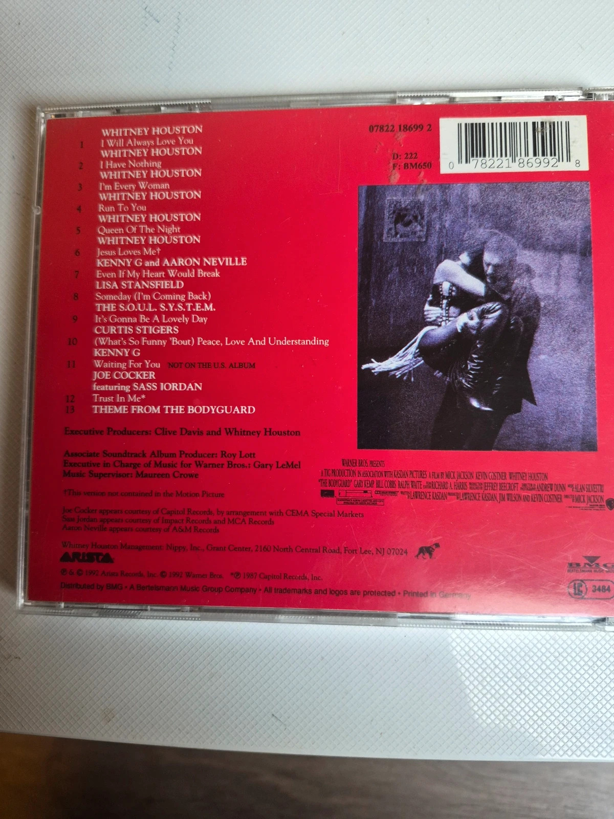 Cd audio Whitney Houston(Bodyguard) 2