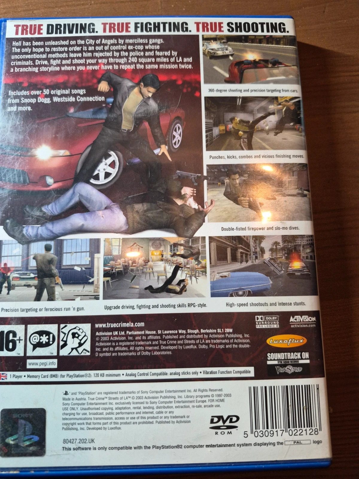 Jeu True Crime pour PS2 (anglais) 2