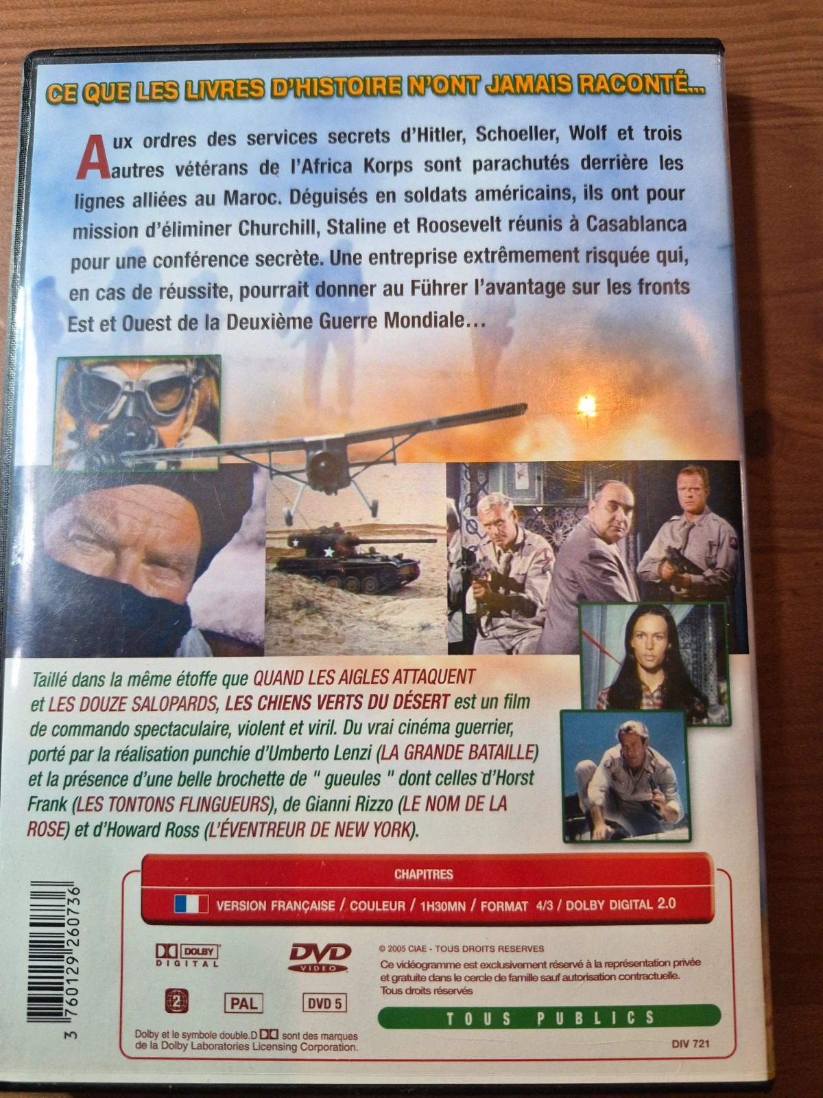 Dvd Les chiens verts du désert 2