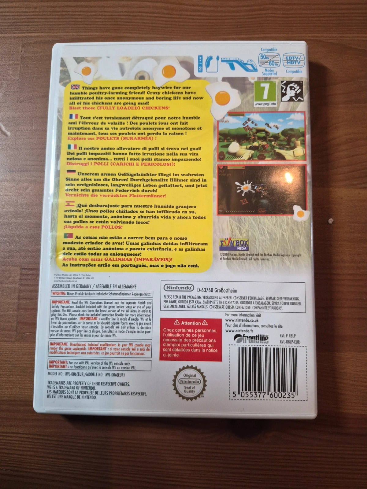 Jeu Chicken blaster pour Wii complet 2