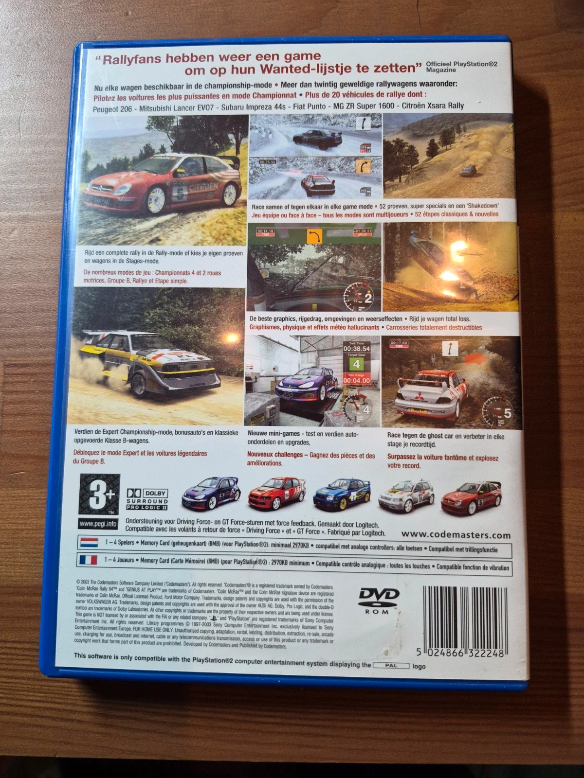 Jeu Colin Mcrae rally 04 pour PS2 complet 2