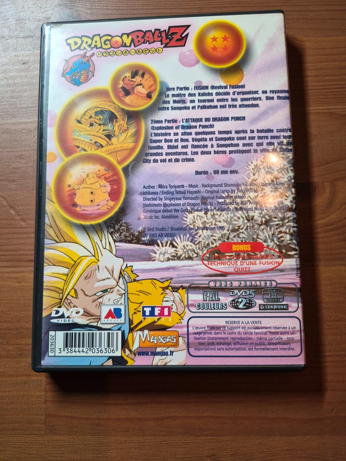Dvd Dragonball Z le film 1 (2003) 2