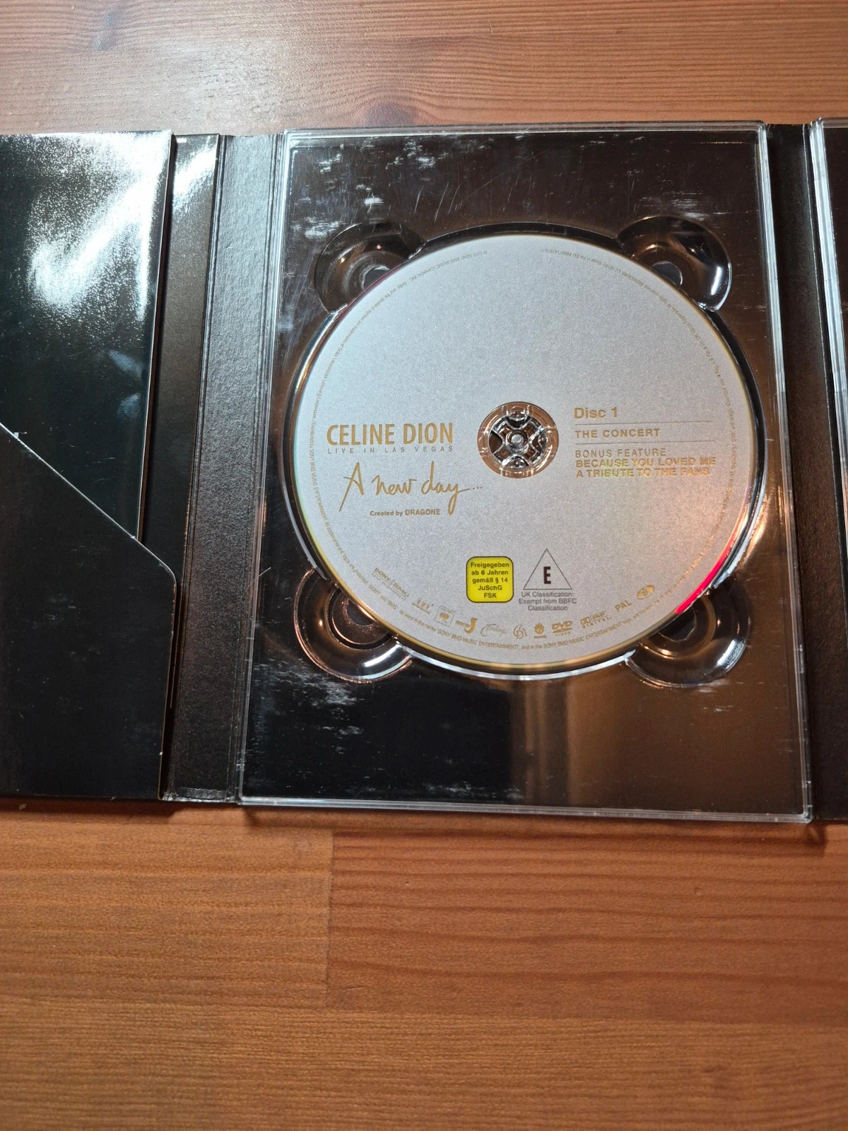 Coffret dvd Céline dion live in vegas 5