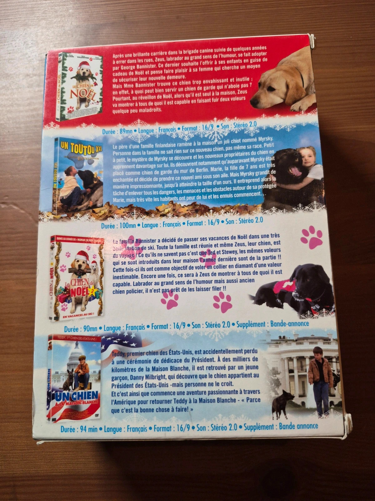 Coffret Dvd de film avec chien 2