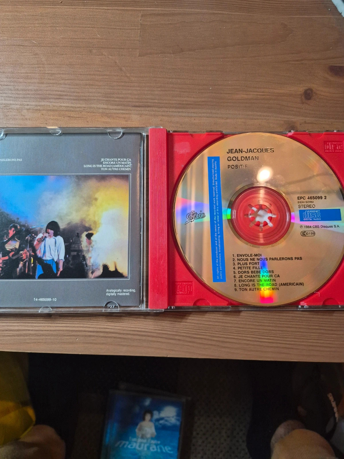 Cd audio Jean Jacques Goldman (positif) 3