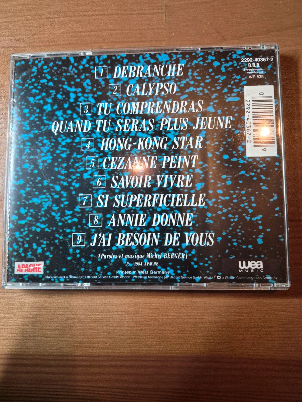 Cd audio France Gall (debranche) 2