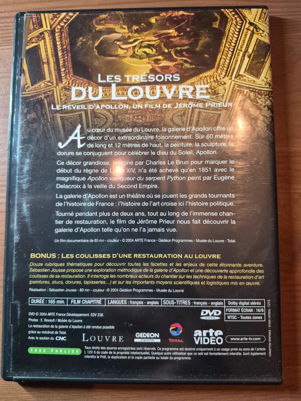 Dvd Les Trésors du Louvre 2