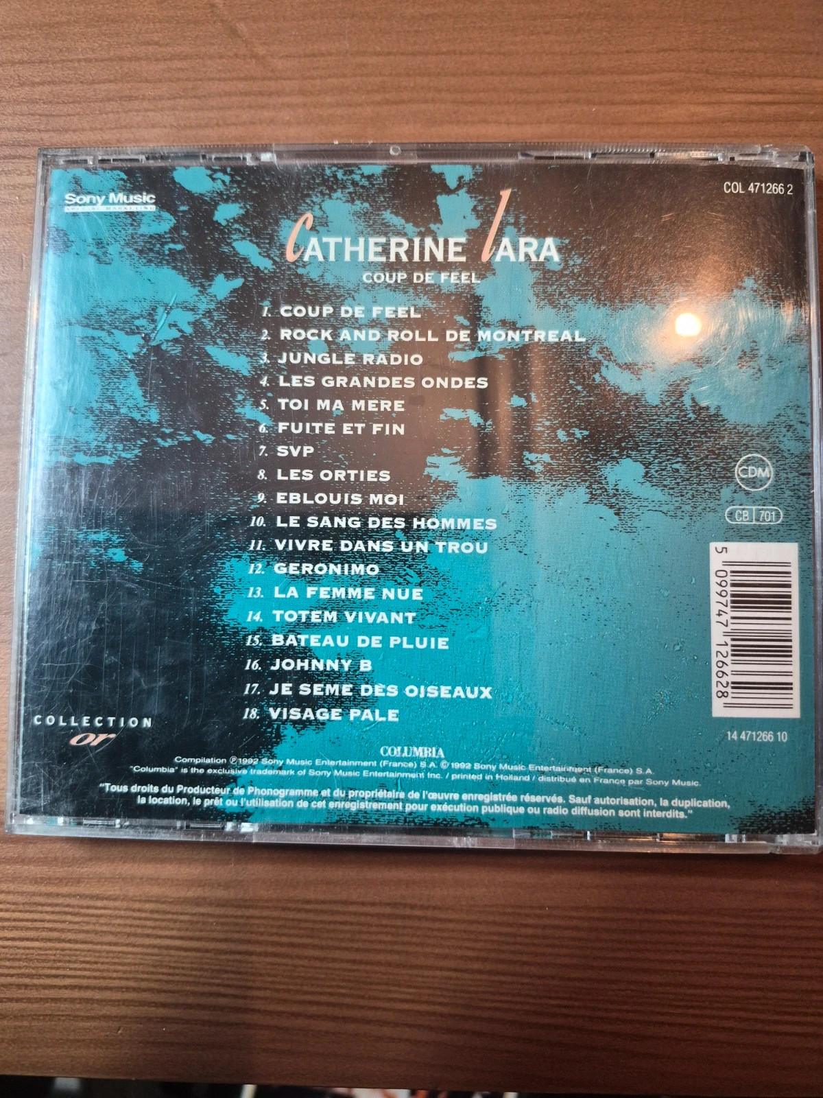 Cd audio Catherine Lara (coup de feel) 2