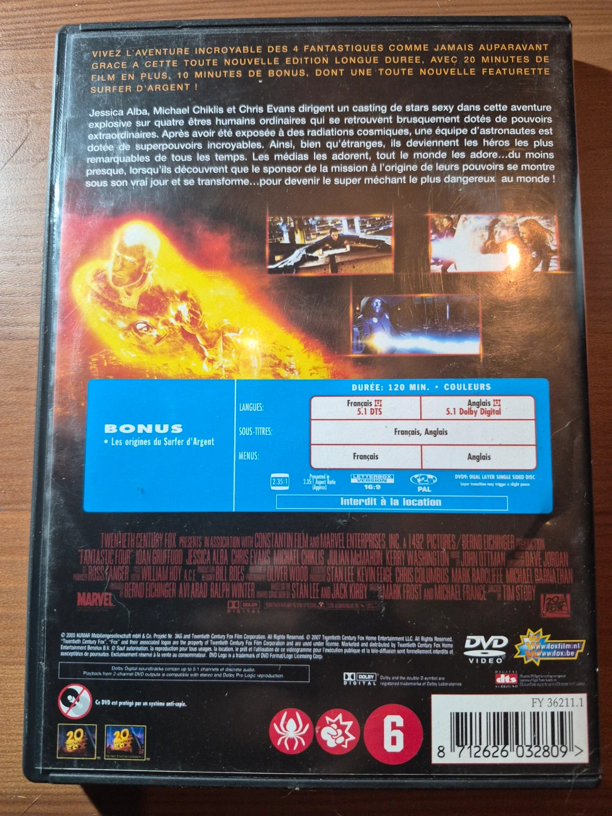Dvd Les 4 Fantastiques extended édition 2