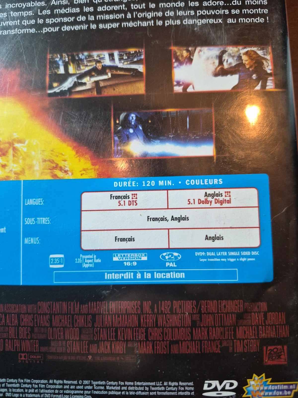 Dvd Les 4 Fantastiques extended édition 3