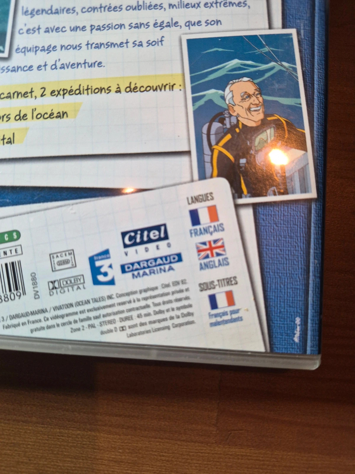 Dvd Les carnet de bord du commandant cousteau 3