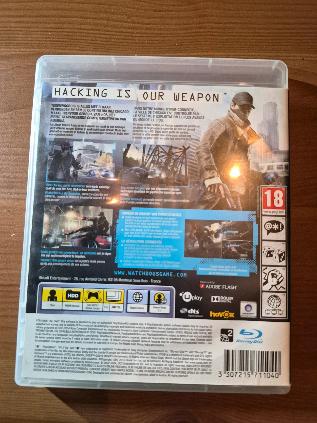 Jeu Watch Dogs pour PS3 complet 2