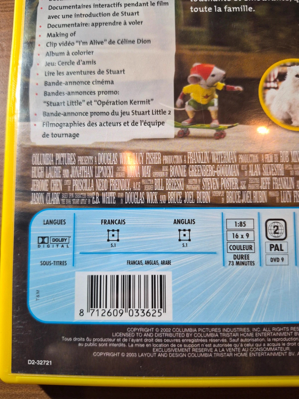 Dvd Stuart Little 2 3