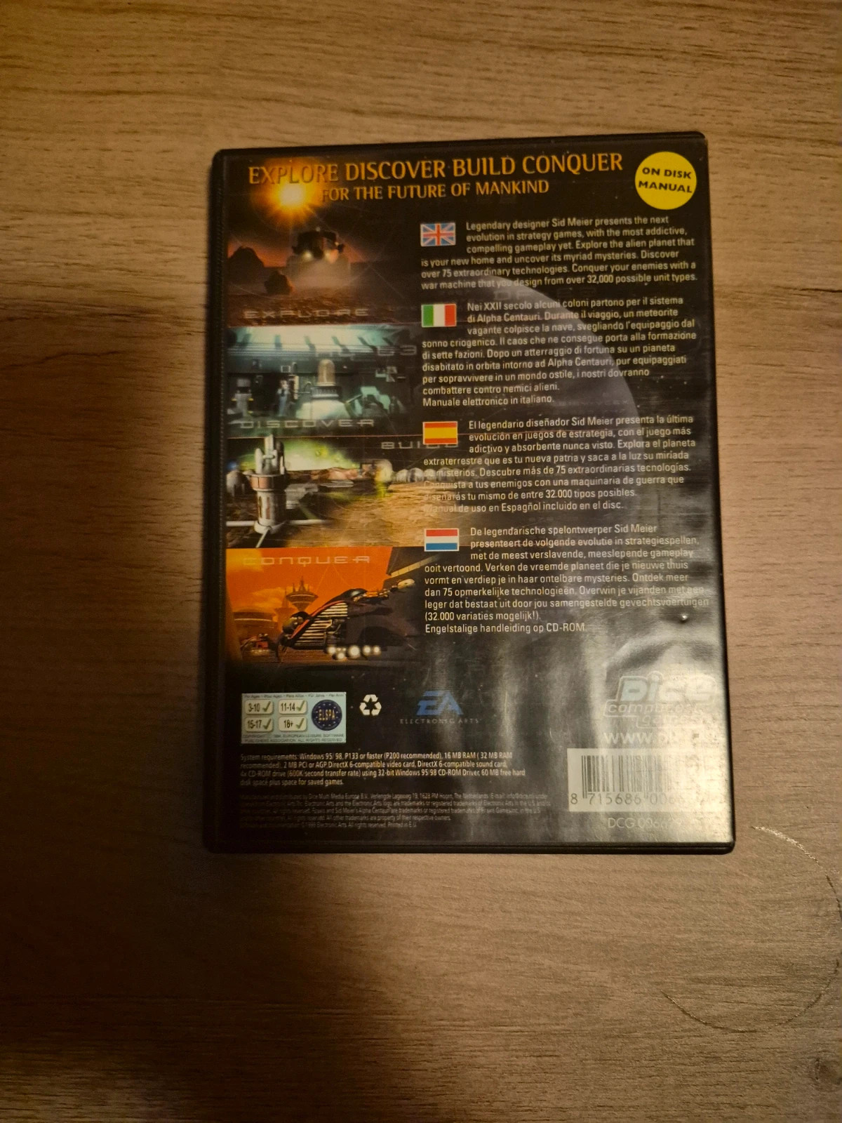 Jeu Pc sid meier's alpha centauri 2