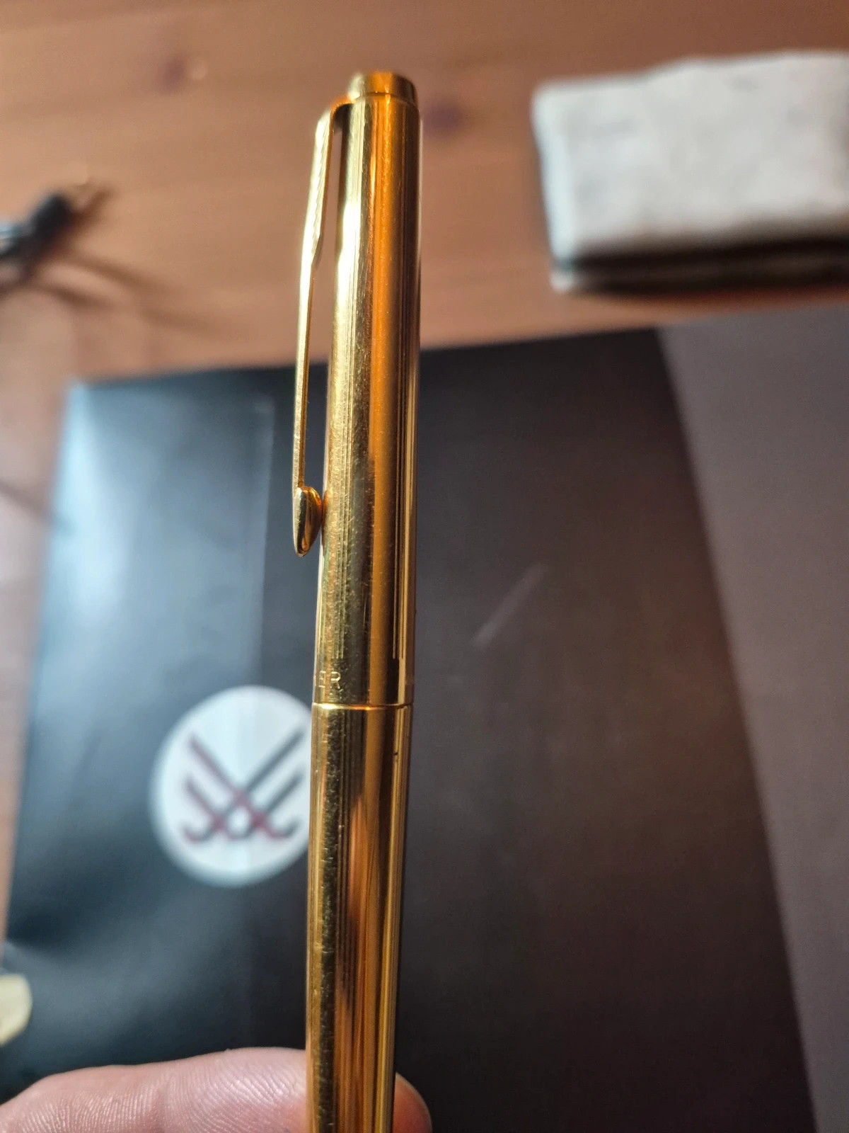 Stylo bille Parker vintage doré – Parker 5