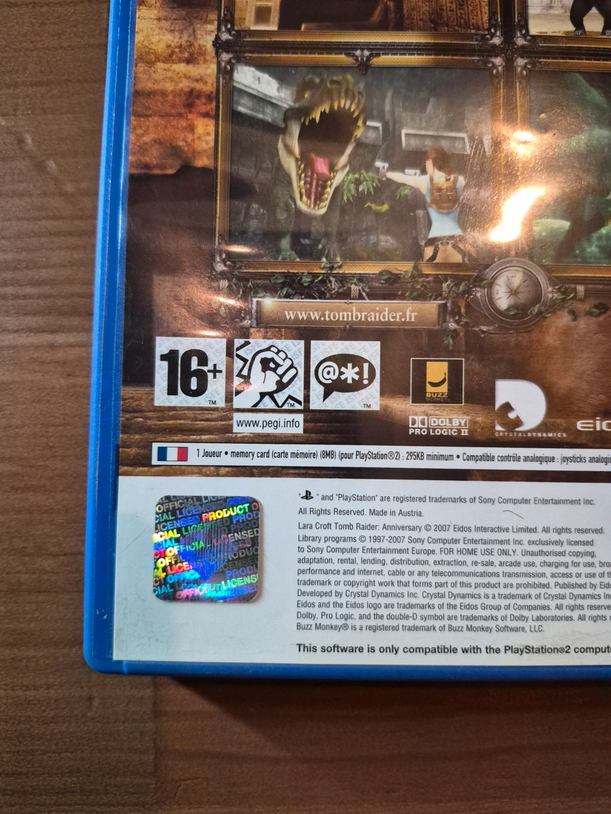 Jeu Tomb Raider anniversary pour PS2 3