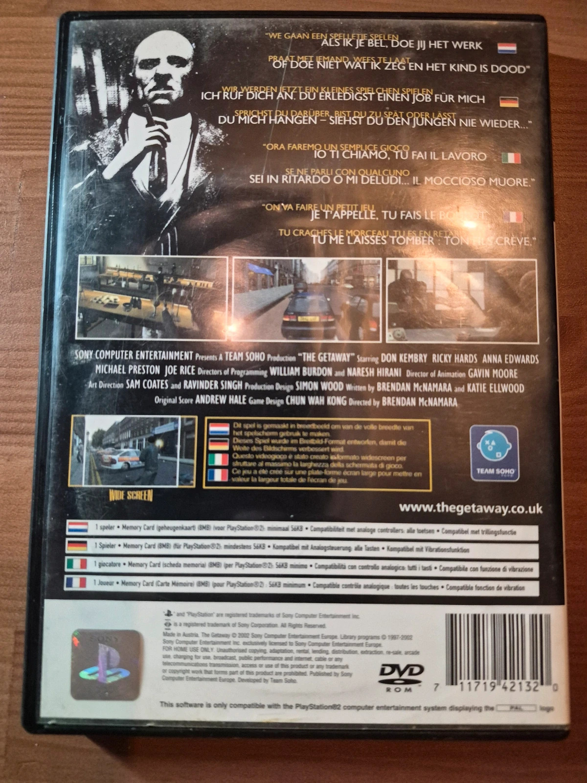 Jeu The Getaway pour PS2 complet 2