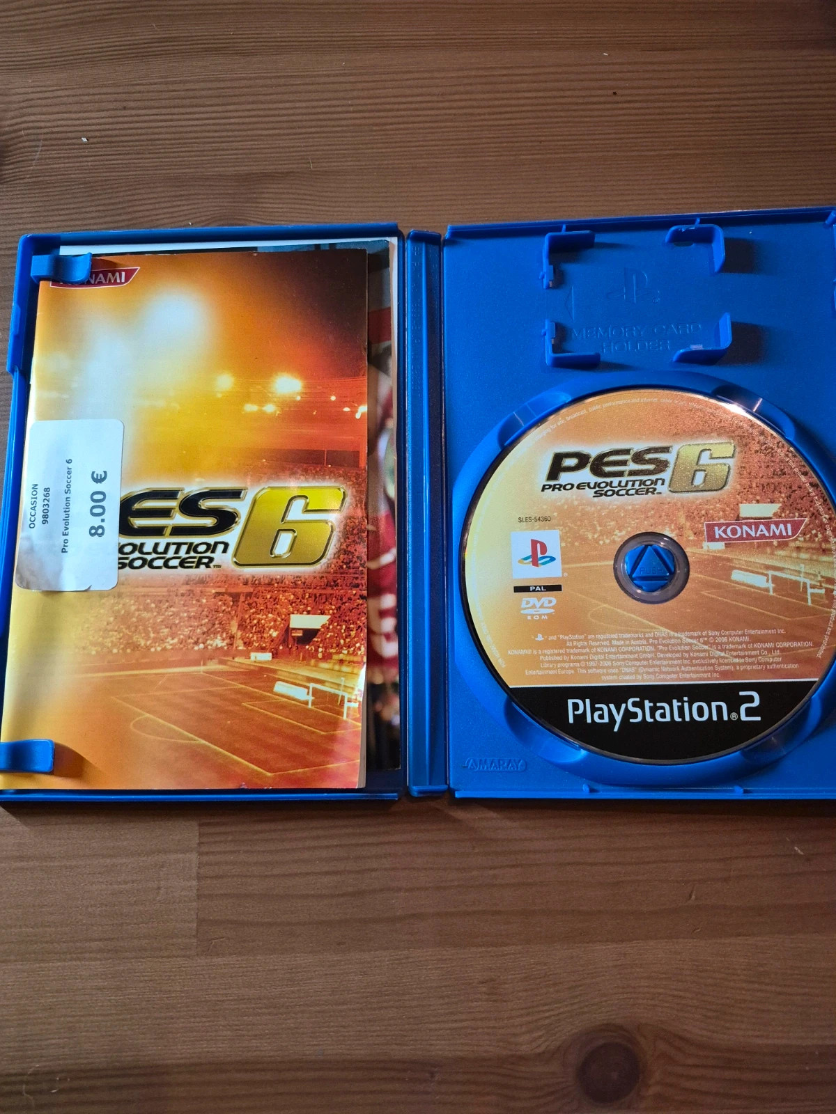 Jeu pro evolution 6 pour PS2 complet 4