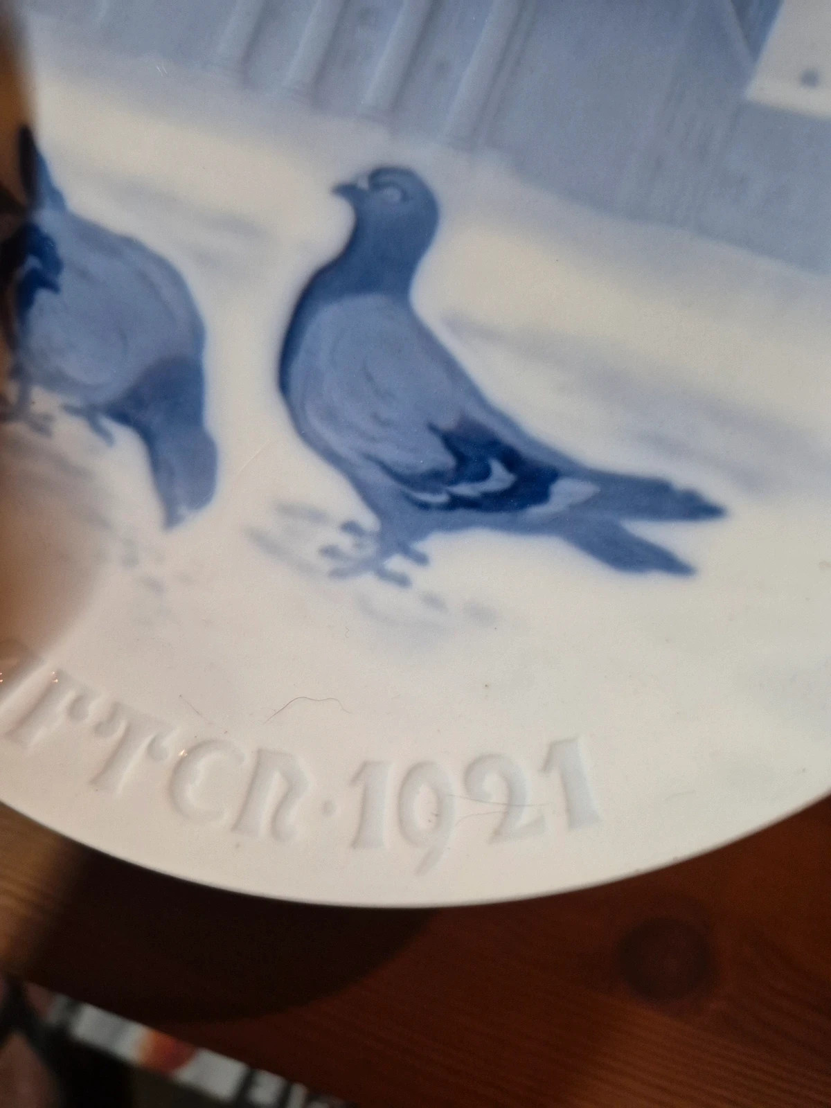 Assiette en porcelaine danois 1921 2